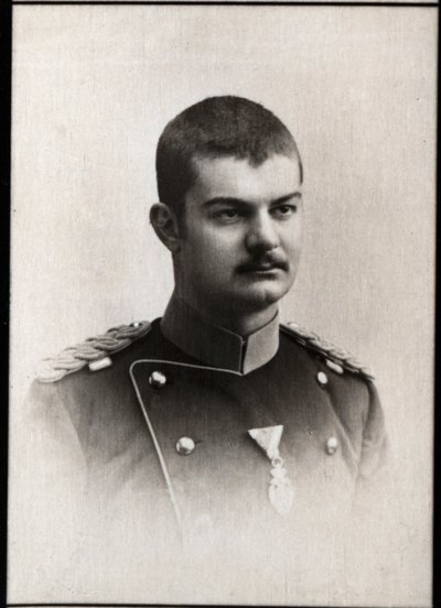 Portrait of Alexander I Obrenovic of Serbia (1876-1903), King of Serbia by French Photographer